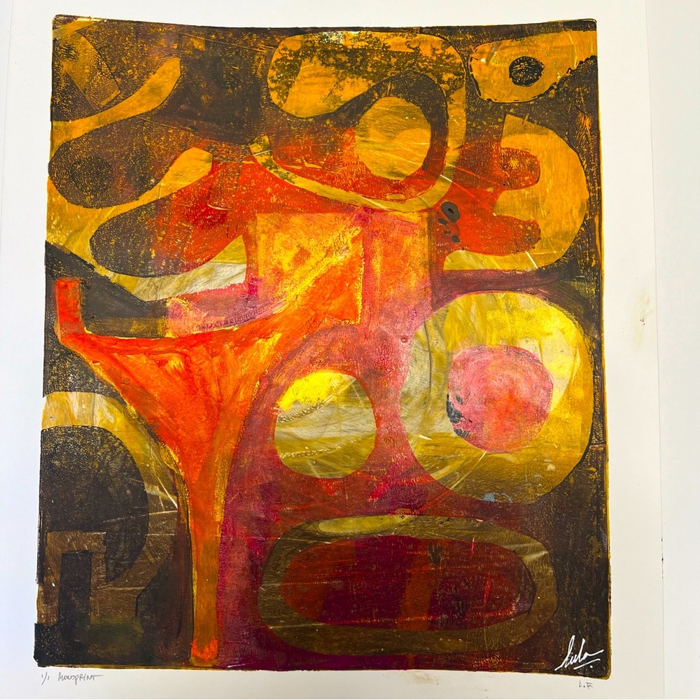 #424  large  Monoprint